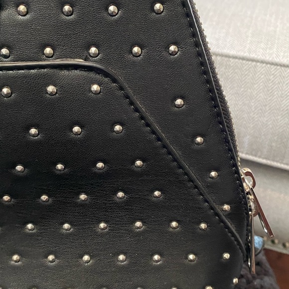 2X👜Host Pick👜Zara studded satchel/tote bag with lock and key charms. - Picture 13 of 16